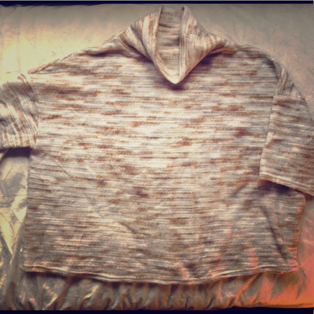 Cosy cowl neck sweater, silence + noise